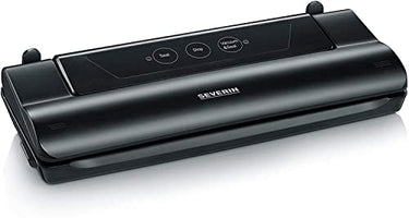 SEVERIN vacuum sealer including 10 vacuum bags (28x35 cm), fully automatic vacuuming and sealing, plastic, black, FS 3610 on sale